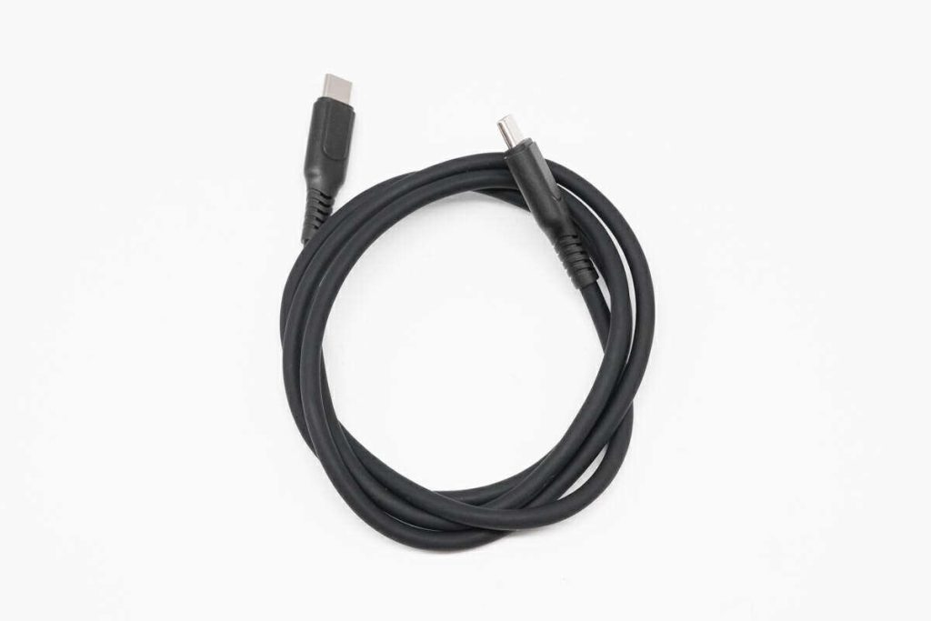 A C to C data cable with a capacity of 240W that is compatible with the iPhone 15 is available.