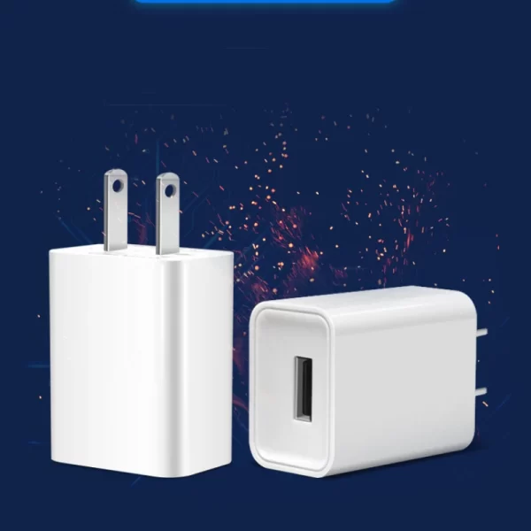 Portable Mobile phone Cube USB Power Adapter Fast charging 5V2A US Plug Wall Charger For iphone Charger - 图片 2