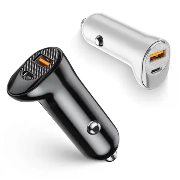 2023 New Product Usb18W & Pd20W With Package Car Charger 20W Type-C Quick Car Charger