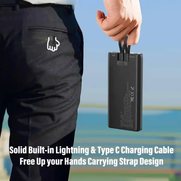 New Product ideas 2023 portable 22.5W power bank for iphone 15 15w Fast Charger Charging Pack Power Bank 10000mah - 图片 4