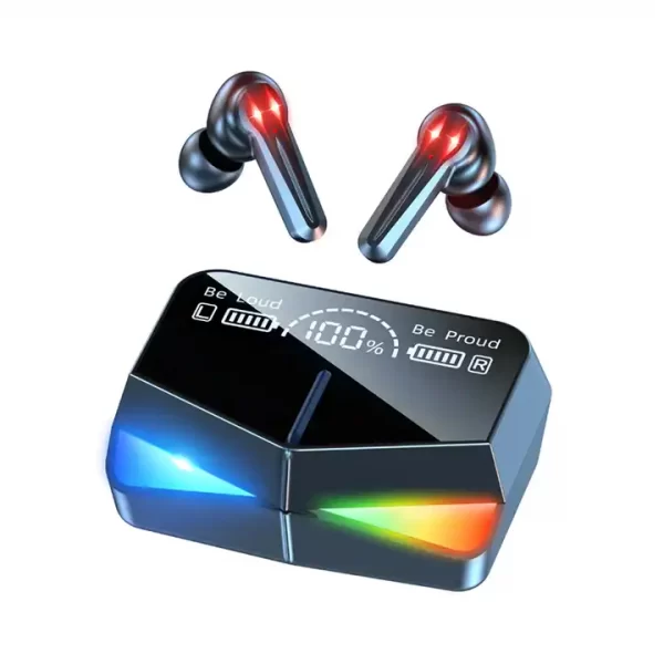 Low Latency Gaming In-ear Earphones BT 5.1 HiFi Sound  Earbuds LED Display Power Bank Wireless Headphone Gaming TWS