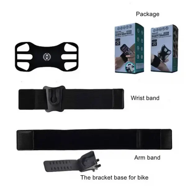 7 Inch Universal 360 Rotatable Detachable Wristband Sports Running Arm Band Mobile Arm Phone Holder - 图片 8