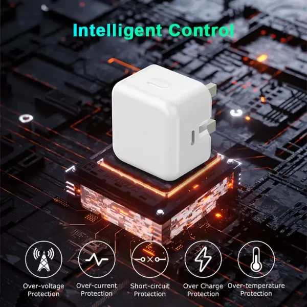 Best Selling PD Wall Charger UK Plug UKCA 20W PD Power Adapter Type-C PD3.0 Quick Charge Travel Super Fast Wall Charger - Image 3