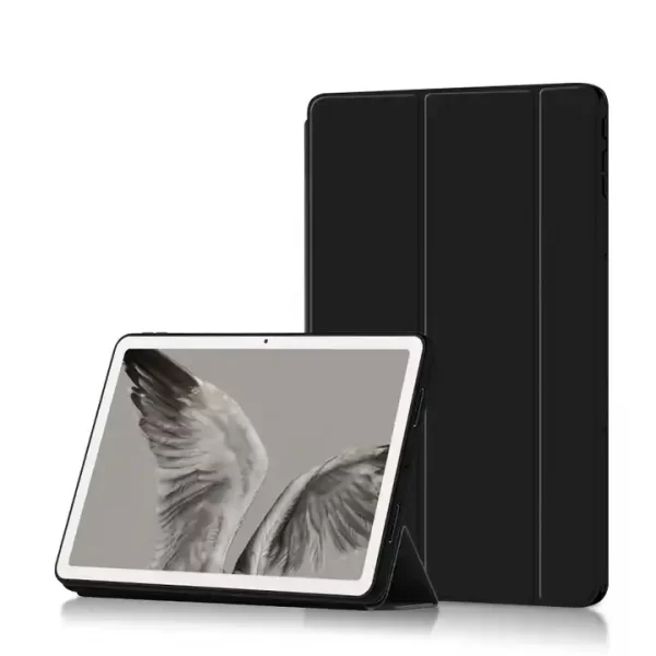 [ Case For Google Pixel 11 Inch ] Tpu Leather Fioldable Kickstand Tablet Case Cover For Google Pixel Tab Heavy Duty Case - Image 3