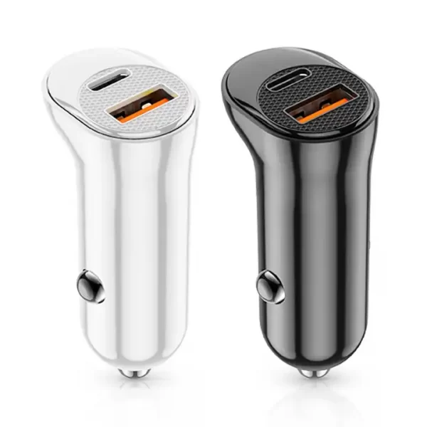 2023 New Product Usb18W & Pd20W With Package Car Charger 20W Type-C Quick Car Charger - 图片 5