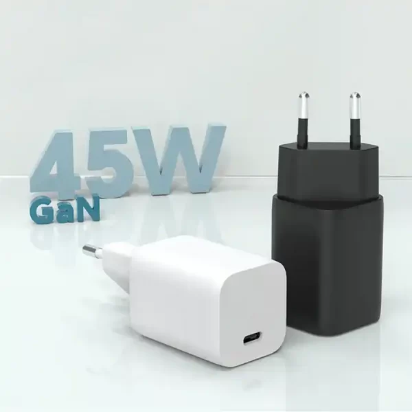 Factory Price PD Phone Chargeur Cargador GaN Type C 45W Super Fast Charger for Samsung