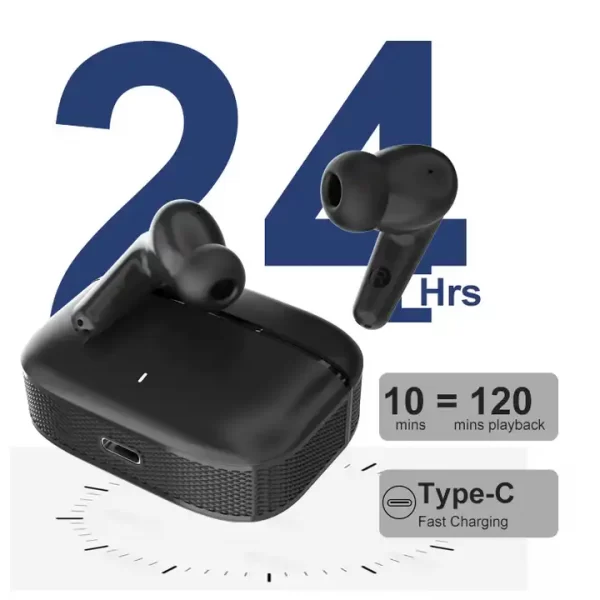 TWS Bluetooth Headphones Stereo Sound Earphones 30H Playtime Wireless Charging Case Bluetooth 5.0 wireless headset - 图片 5