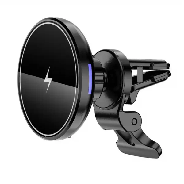 15W Qi Fast Charging Magnetic Wireless Car Mount Stand Charger For iPhone 12 13 Pro Max Mag safe With Phone Holder