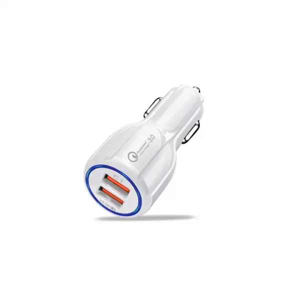 OEM 3.1A Portable Qualcomm Phone fast Charger 2 Port Usb Car Charger Quick Charge 3.0 Car Charger Dual usb - Image 8