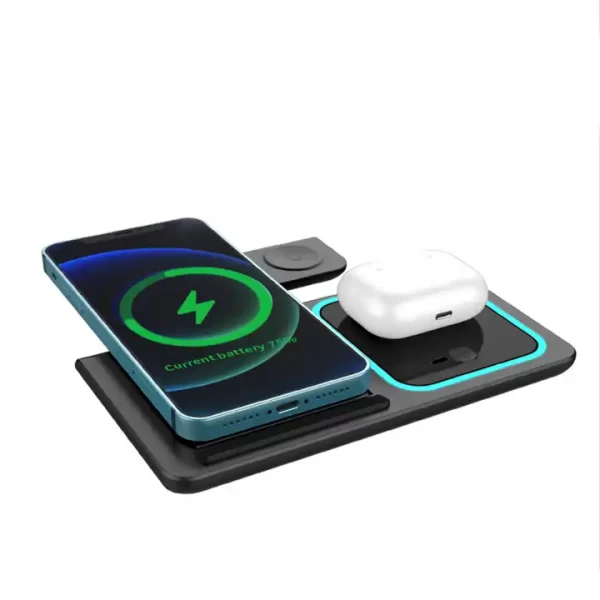 Fast Wireless Charger Wireless Charging Stand Compatible for iPhone  for Samsung Galaxy - Image 5