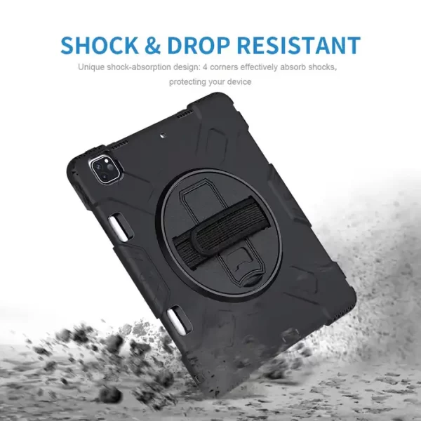 Shockproof Holder Shoulder Strap Silicone Tablet Cases For Ipad Pro 12.9 Case Tablets Cover For Ipad Case 12.9 - 图片 8