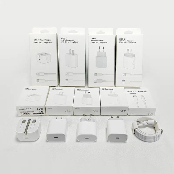 PD 20W Fast Charging Wall Cell Phone Power Charger For iPhones - 图片 9