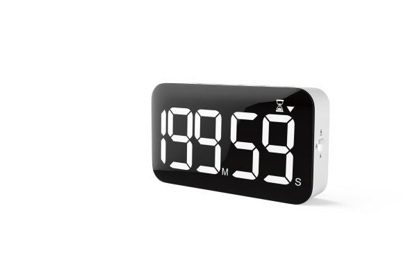 Customized Multi-function Timer Clock with Large Screen Voice-activated Timer, Countdown Alarm Clock, Time Manager, and Kitchen Timer