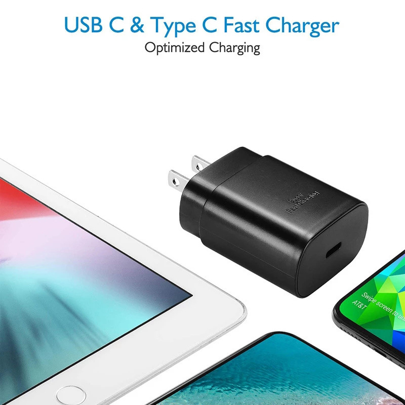 wholesale oem odm 25W PD adaptor US EU AU  UK  Wall plug Type C Charger USB-C Power Adapter