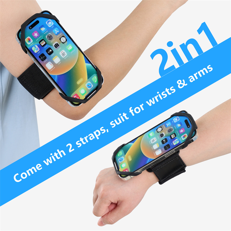 7 Inch Universal 360 Rotatable Detachable Wristband Sports Running Arm Band Mobile Arm Phone Holder