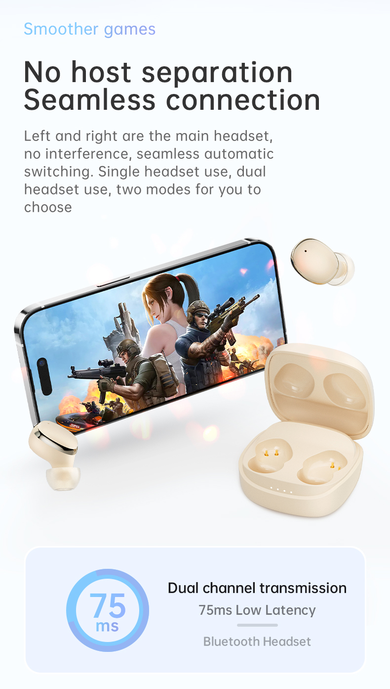 Top Fashion TWS Earphone Wireless Auriculares Inalambricos Bluetooth Earphone Headphone Waterproof Earbuds