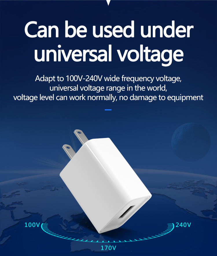 Portable Mobile phone Cube USB Power Adapter Fast charging 5V2A US Plug Wall Charger For iphone Charger